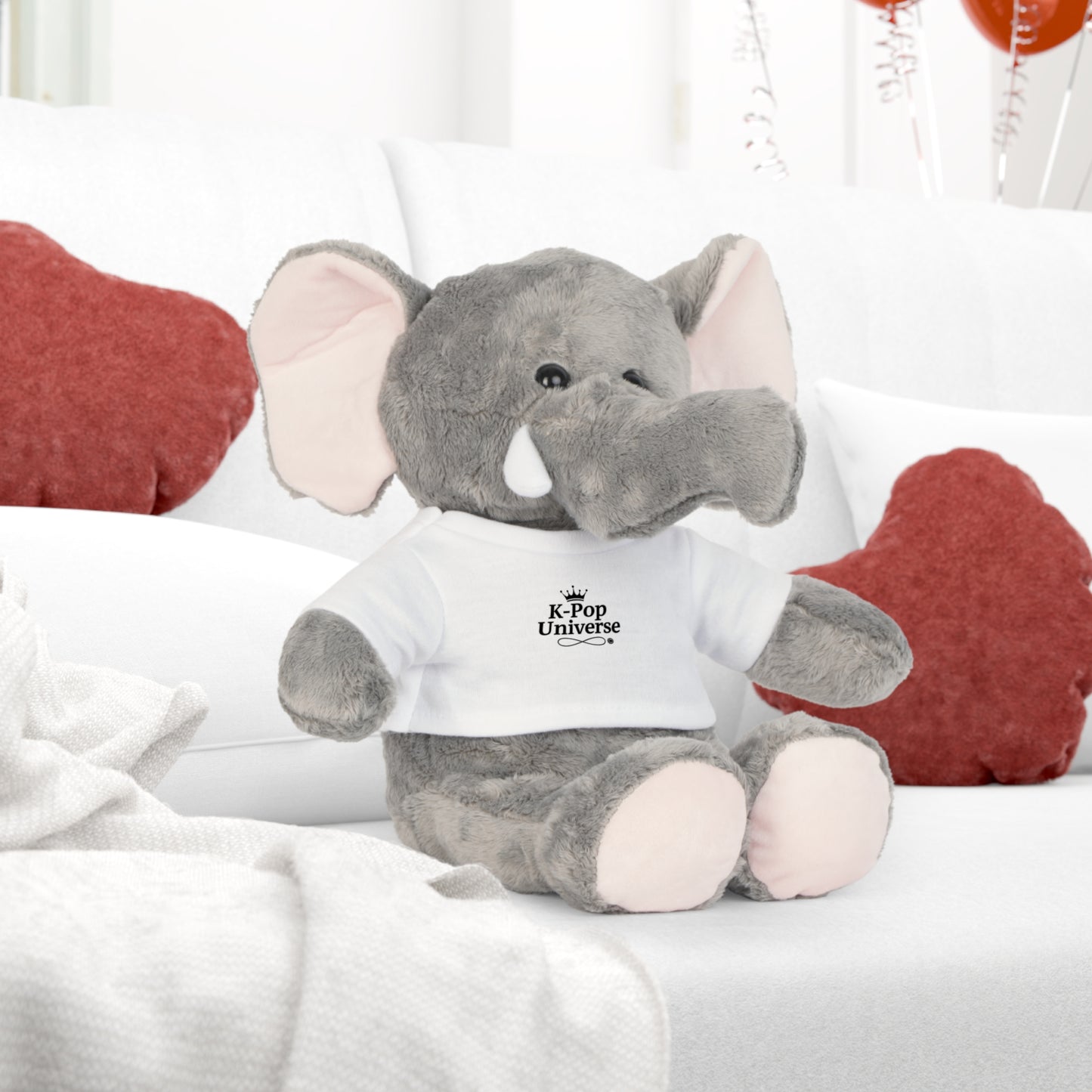 K-Pop Bear Plush Toy, Cozy Gift for Fans, Cute Bedroom Décor, Birthday Present, K-Pop Universe Merchandise, Collectible Cuddly Toy