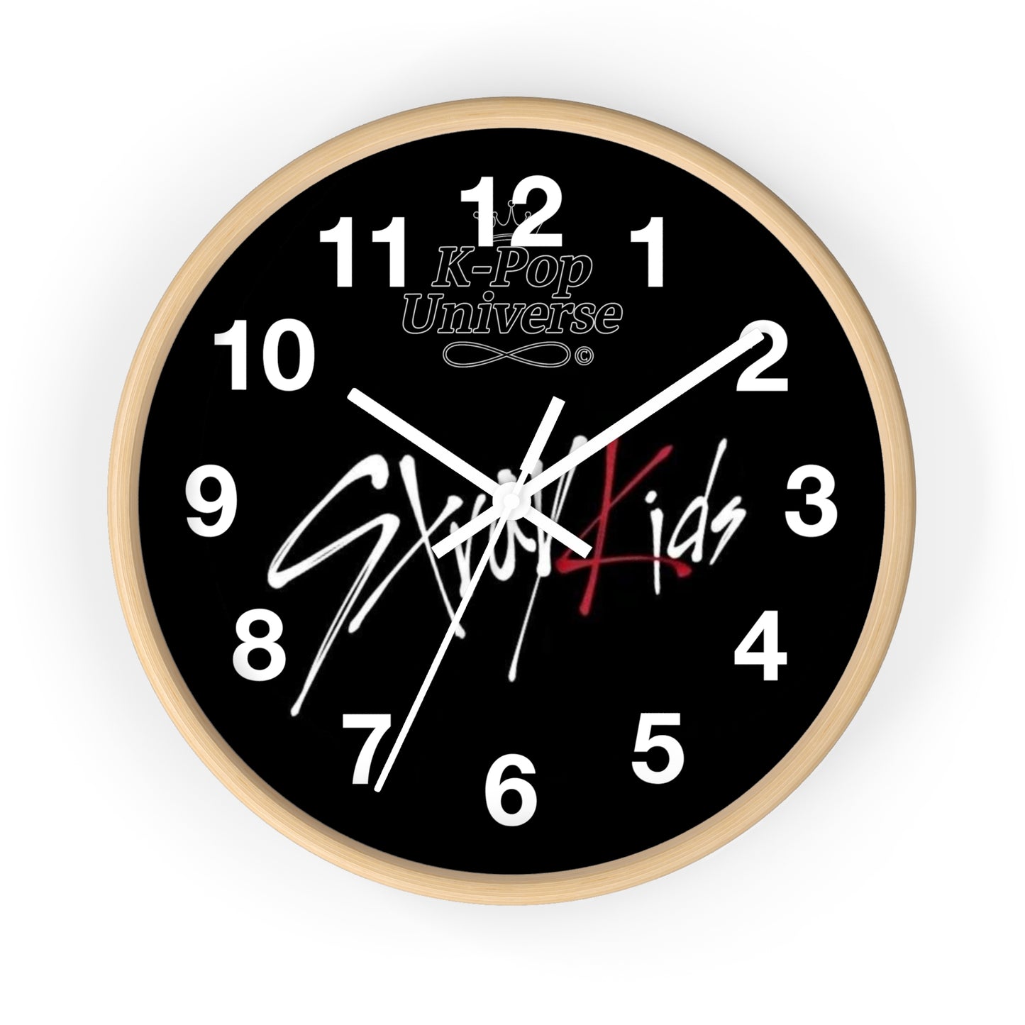 K-Pop Stray Kids Wall Clock, Unique Home Decor, Gift for Music Lovers, Cool Wall Art, Modern Timepiece, Fan Merchandise