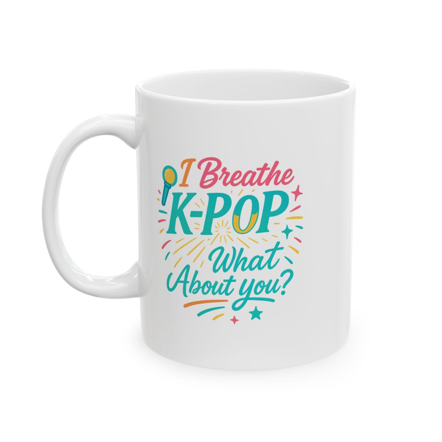 Colorful Ceramic Mug for Coffee Lovers, Perfect Gift for Birthdays, Thank You, or Just Because, 11oz & 15oz Options
