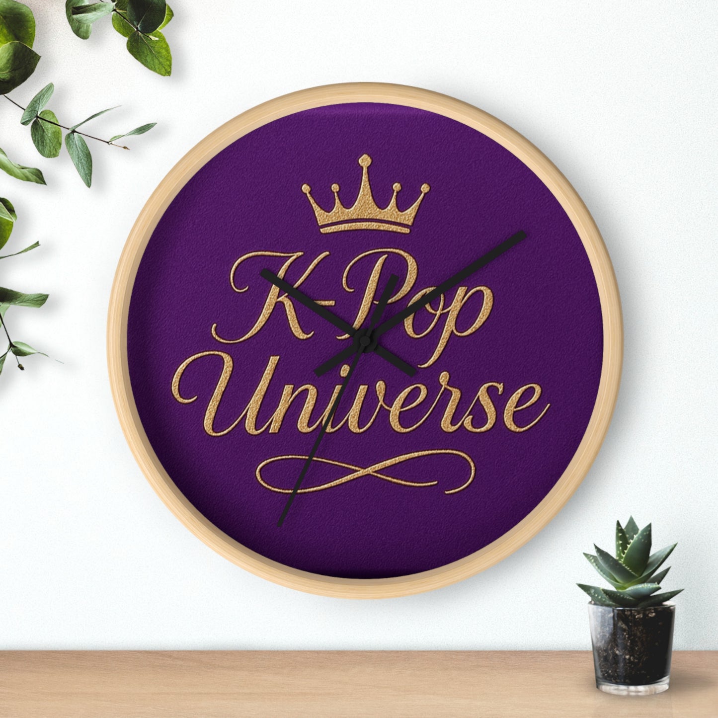 K-Pop Universe Wall Clock | Perfect Gift for Fans, Home Decor, Music Lovers, Stylish Timepiece, Unique Birthday Present