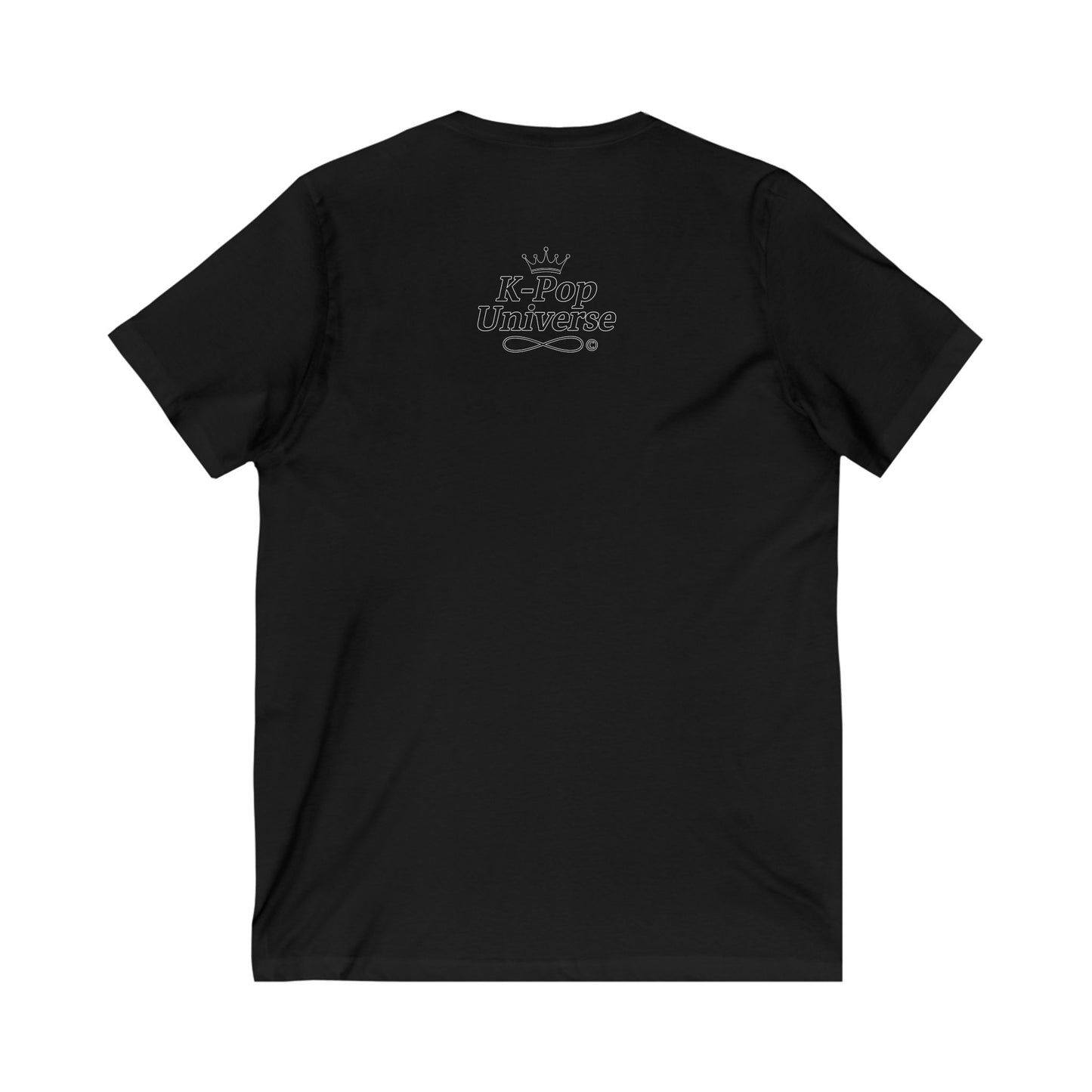 K-Pop Culture V-Neck Tee, Korean Style T-Shirt, Fun Graphic Tee, Unisex Shirt, Streetwear Top, Cute Gift for Fans, Pop Art Apparel
