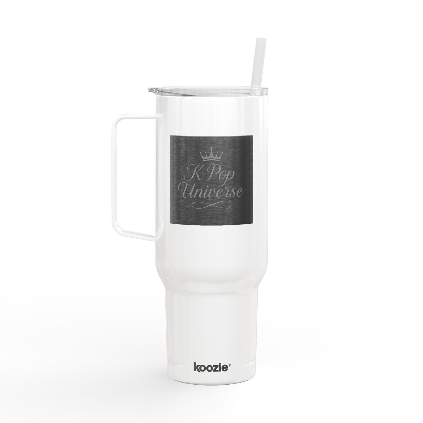 Engraved Insulated Tumbler, 40oz Travel Mug, Personalized Drinkware, Customized K-Pop Universe Tumbler, Ideal Gift for Fans