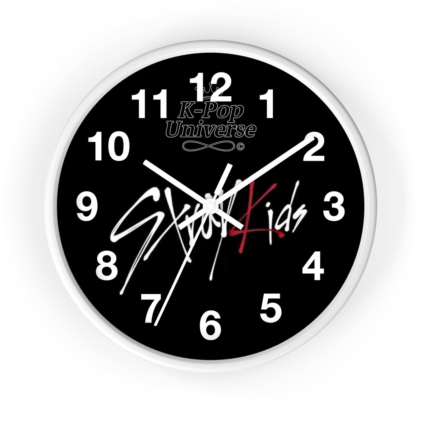 K-Pop Stray Kids Wall Clock, Unique Home Decor, Gift for Music Lovers, Cool Wall Art, Modern Timepiece, Fan Merchandise