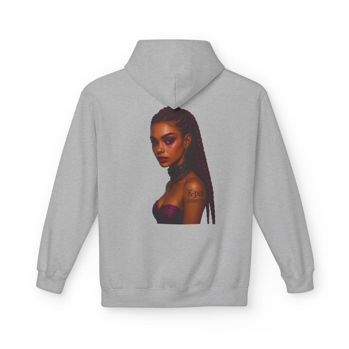 K-Pop Universe Stylish Unisex Fleece Hoodie | Cozy Concert Attire, Gift for Music Lovers, Casual Streetwear, Festival Outfit, Trendy Apparel