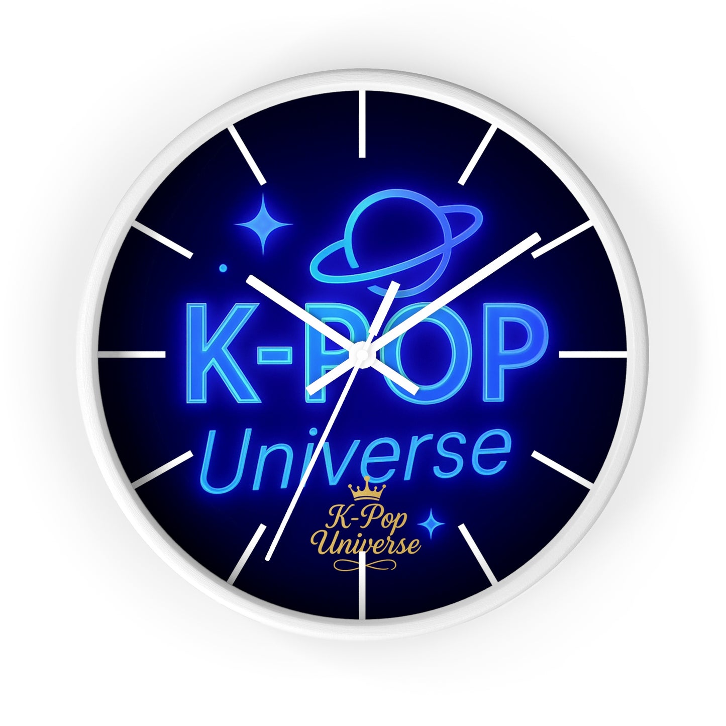 Wall ClockK-Pop Cat Acrylic Wall Clock, Cute Home Decor, Fun Wall Art, Unique Gift for Cat Lovers, K-Pop Fan Merchandise, Colorful Clock