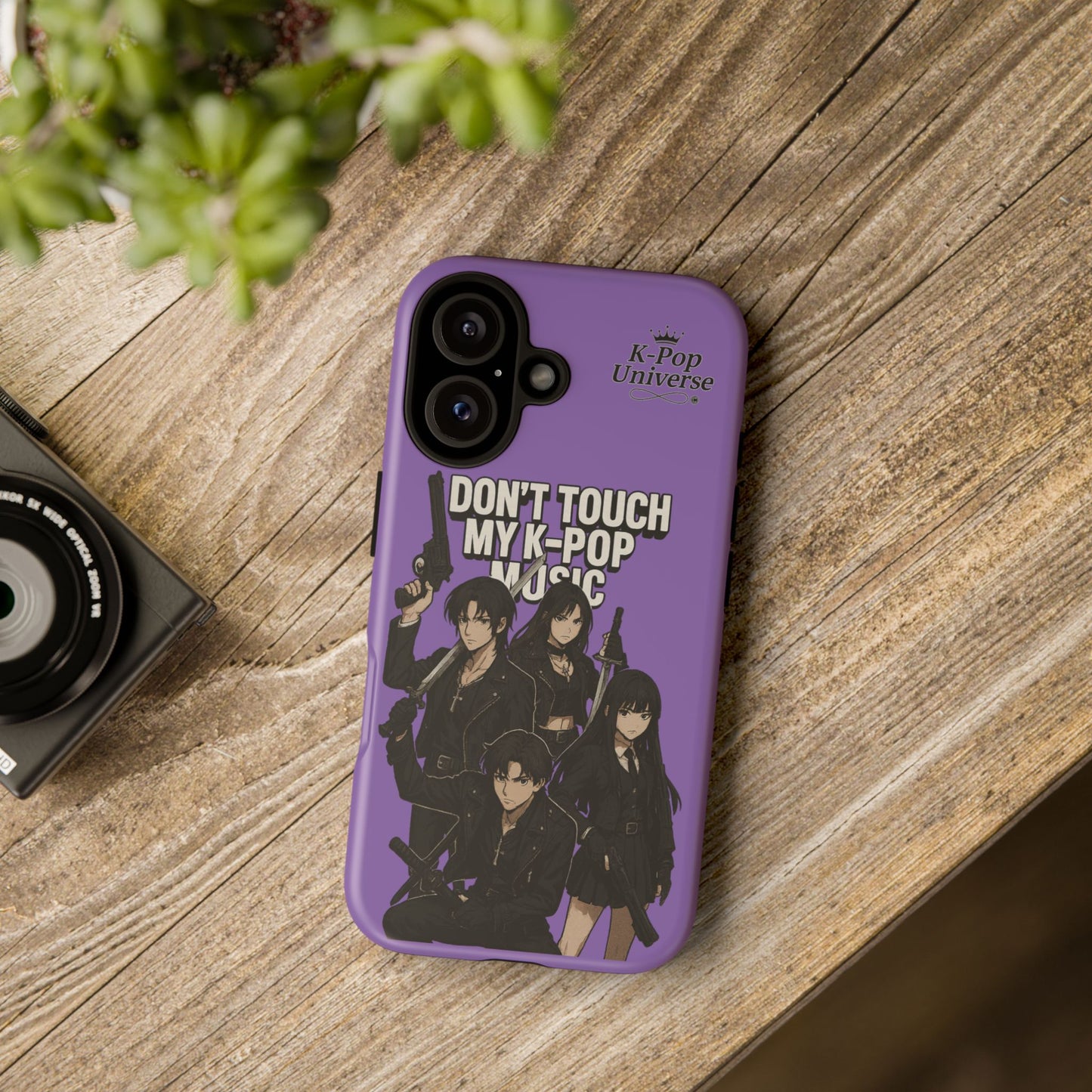 K-Pop Phone Case, Don't Touch My K-Pop Music Cover, Gift for Fans, Cute K-Pop Merchandise, Trending Phone Accessories