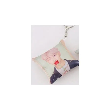 BTS Plush Cushion Keychain Accessories