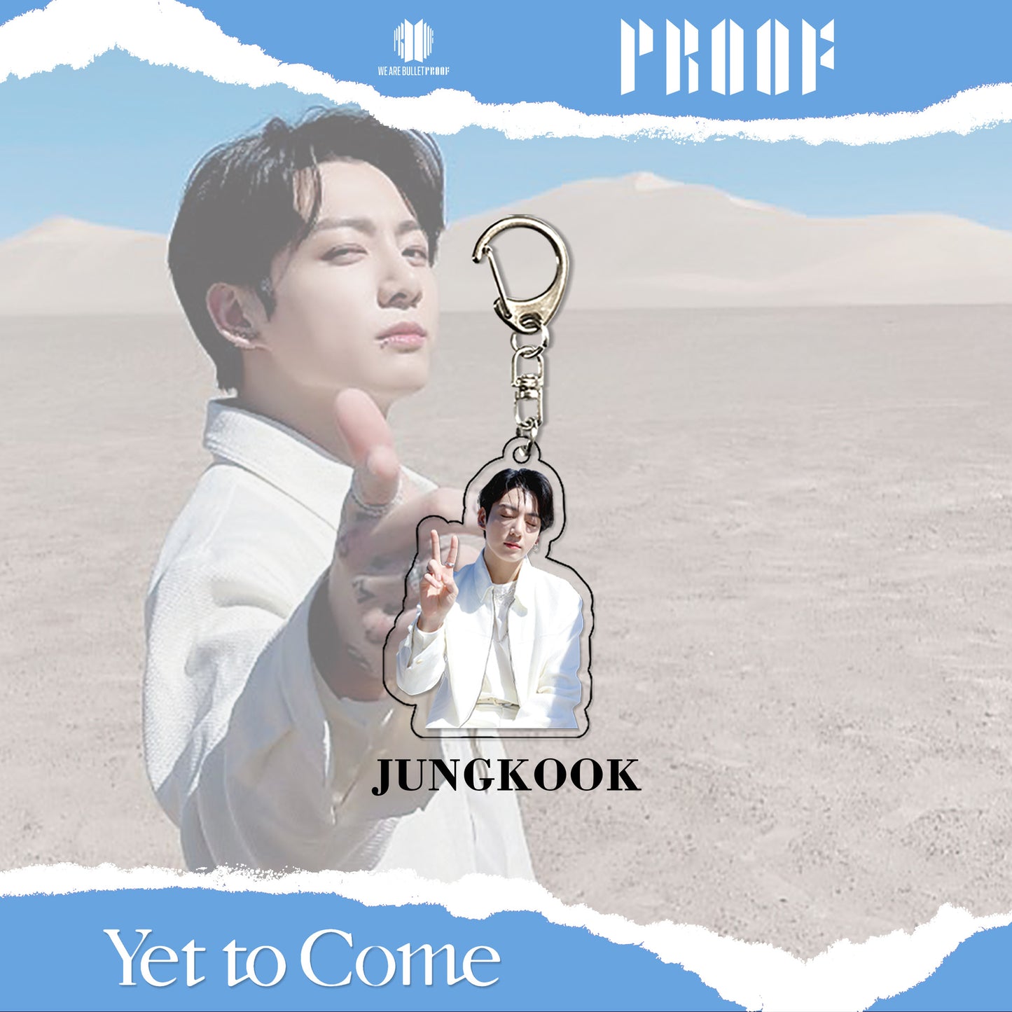 BTS New Album "Proof" Acrylic Keychain Jungkook Jeongguk Pendant Accessories