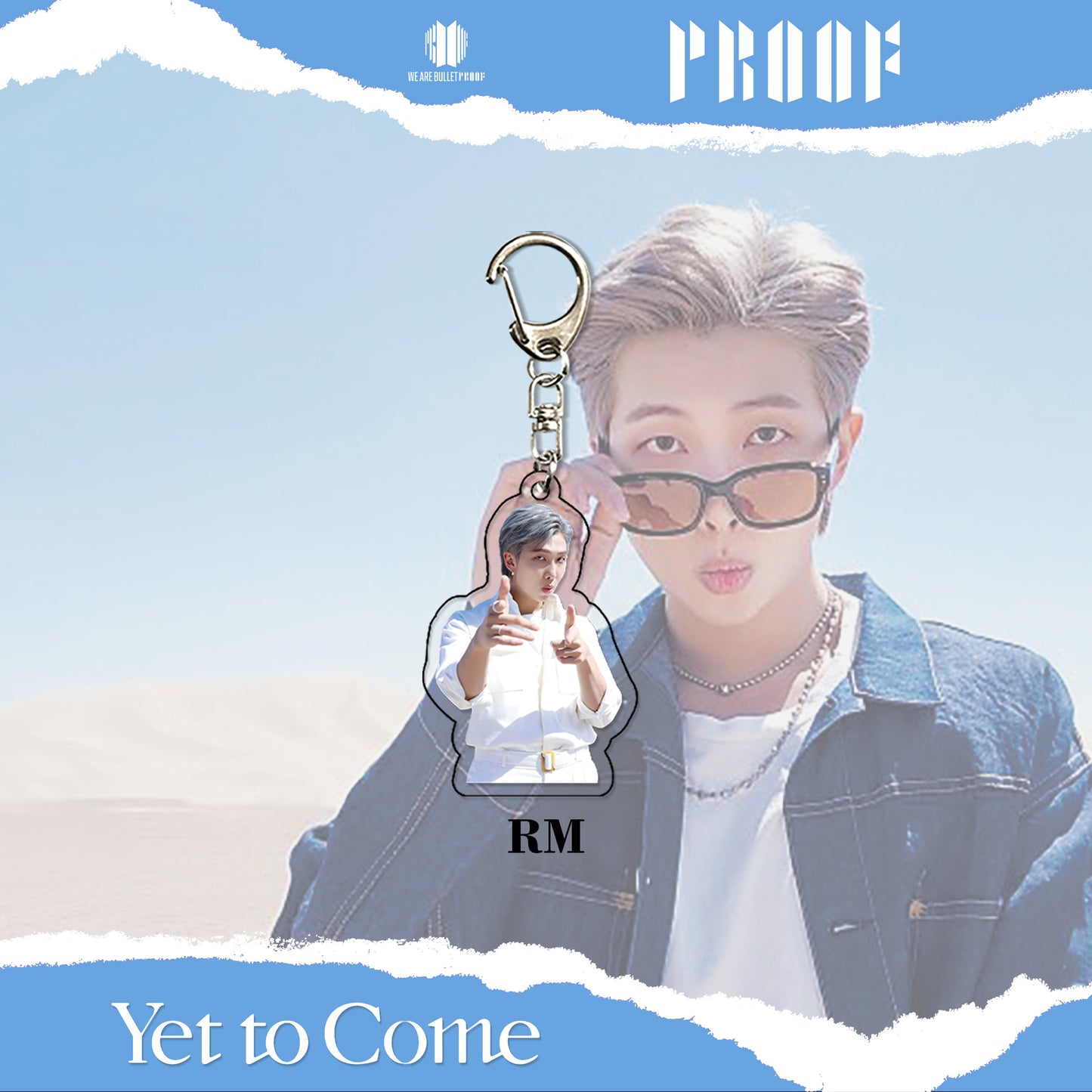 BTS New Album "Proof" Acrylic Keychain Jungkook Jeongguk Pendant Accessories
