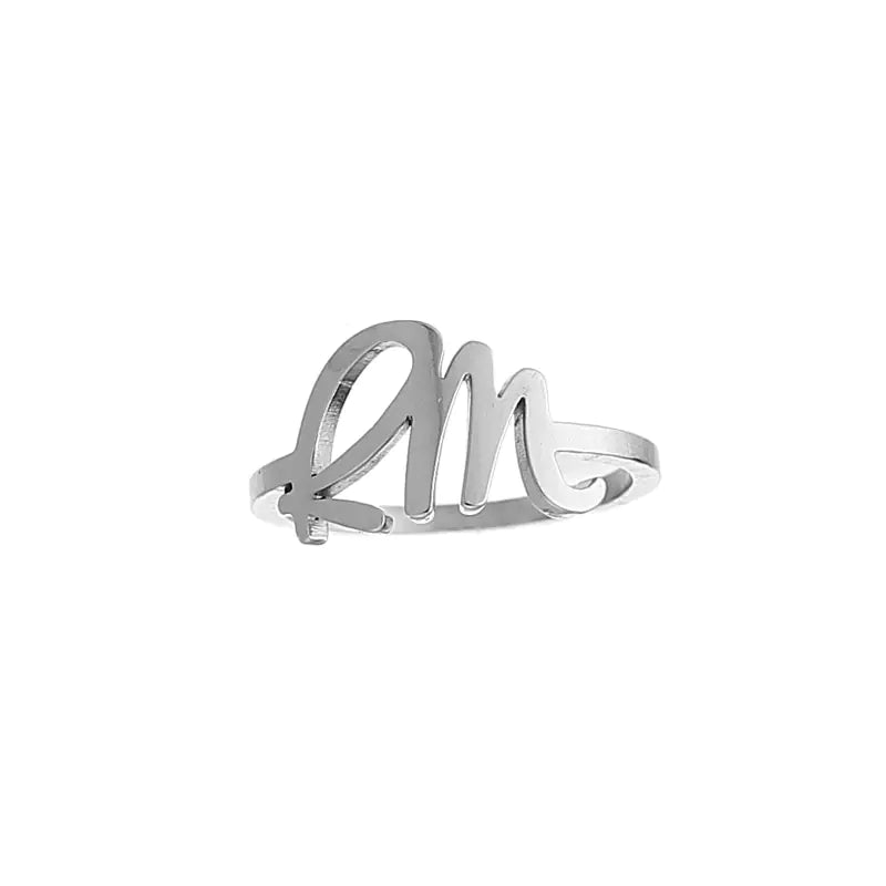 BTS Official Titanium Steel Ring with Logo Design