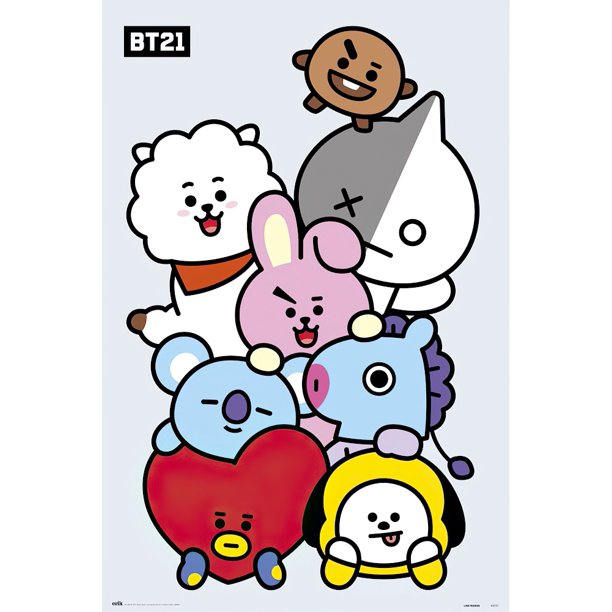 K Pop Merchandise Shop Kpop Keychain Bt21 Bt21 Creative Keychain