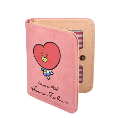 BTS Short Wallet - Stylish and Compact Design
