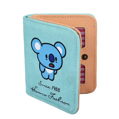 BTS Short Wallet - Stylish and Compact Design