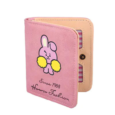 BTS Short Wallet - Stylish and Compact Design