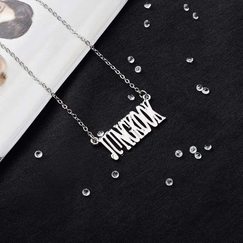 BTS Titanium Steel Necklace - Unisex Korean Style