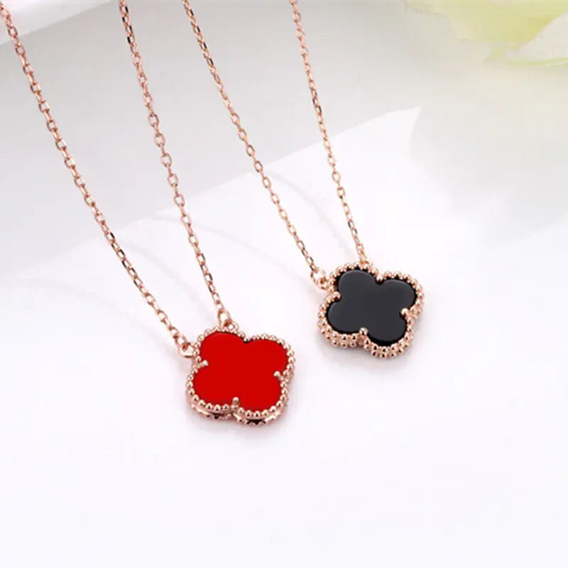 Titanium Steel Necklace - Korean Style Letter Pendant