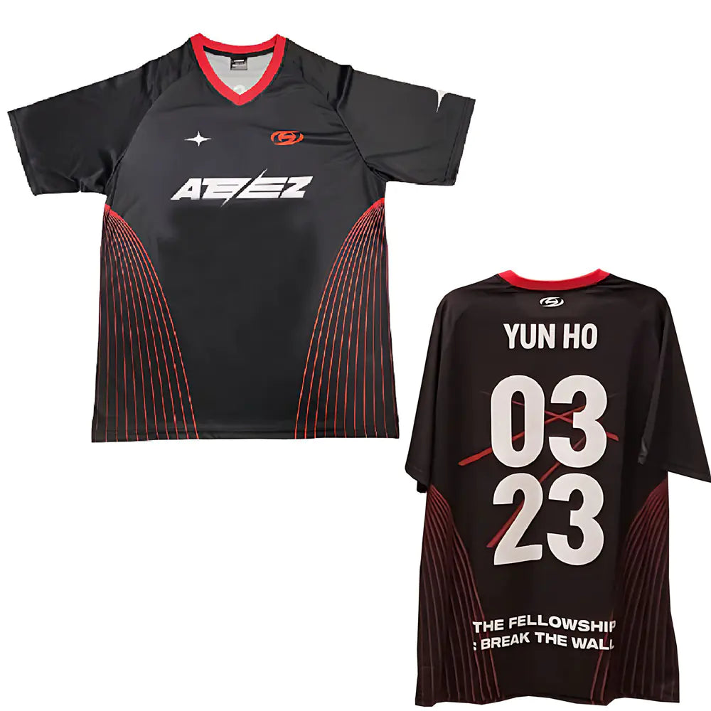 Kpop ATEEZ Unisex Short Sleeve Break The Wall T-Shirt