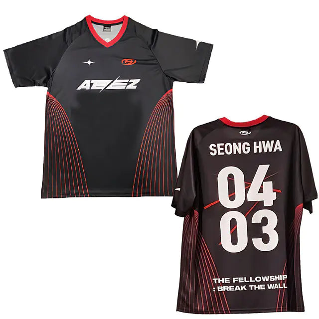 Kpop ATEEZ Unisex Short Sleeve Break The Wall T-Shirt