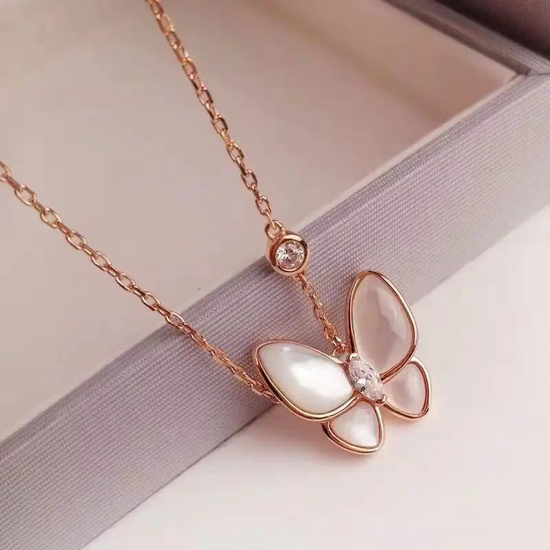 Titanium Steel Necklace - Korean Style Letter Pendant