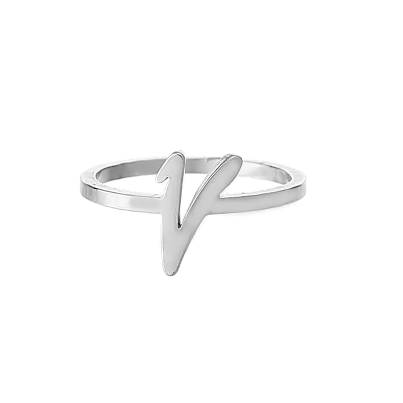 BTS Official Titanium Steel Ring with Logo Design
