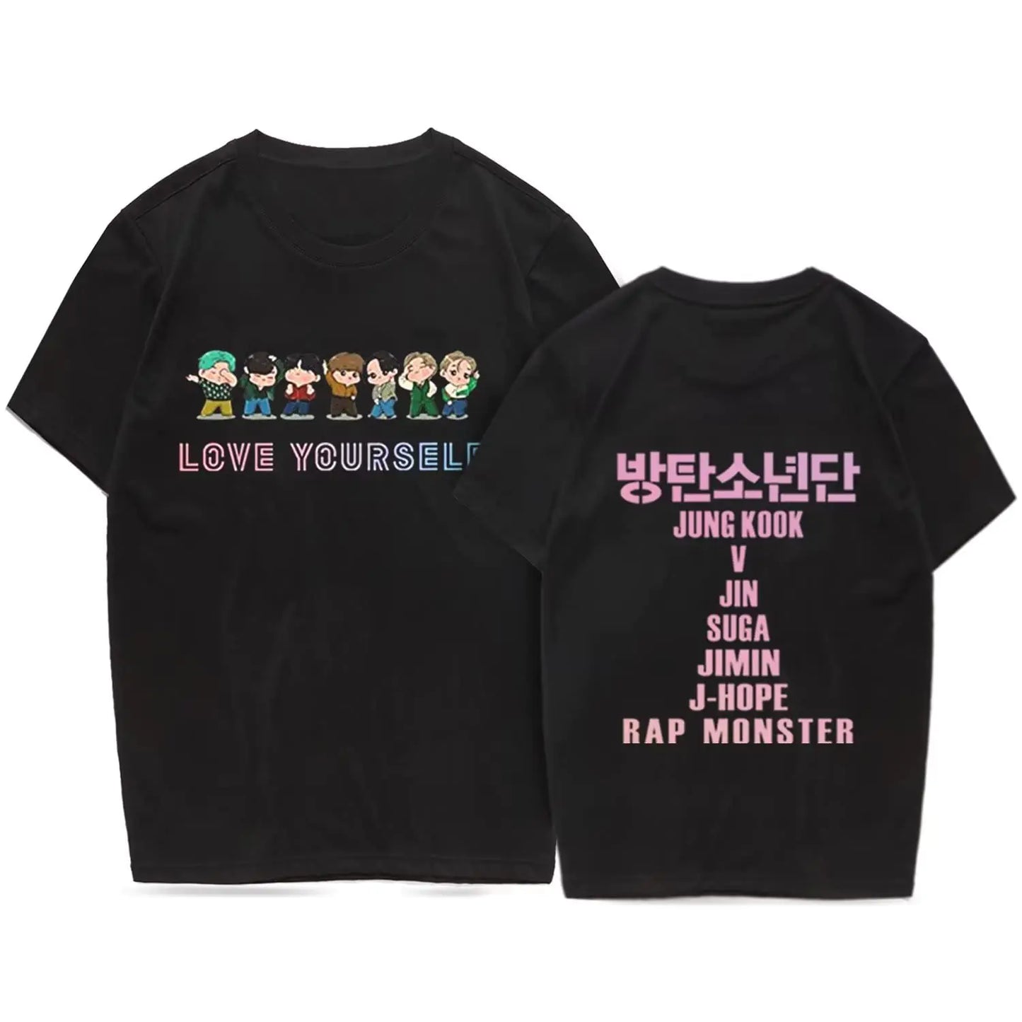 Dolpind Kpop Love Yourself Shirt Suga Jungkook Jimin V Rap Jhope Jin Tshirt Tee for Women