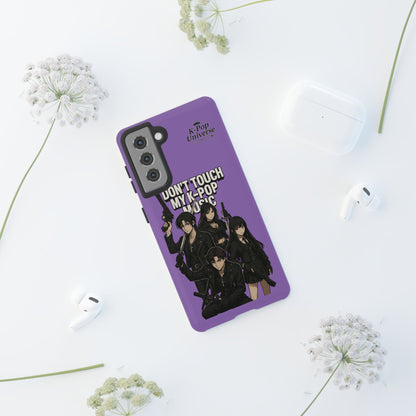 K-Pop Phone Case, Don't Touch My K-Pop Music Cover, Gift for Fans, Cute K-Pop Merchandise, Trending Phone Accessories