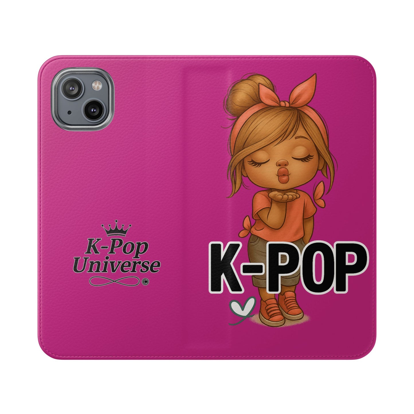 K-Pop Flip Case for Fans, Cute K-Pop Merchandise, Stylish Phone Cover, Ideal for Gifts, Birthday, Concerts, and Celebrations
