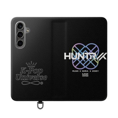 LIMITED EDITION❗K-Pop Universe Flip Cases - Stylish Phone Wallet, Perfect for Fans, Gift for Music Lovers, Trendy Accessory, Smartphones, Huntrax, K-POP demon hunters, k-pop universe