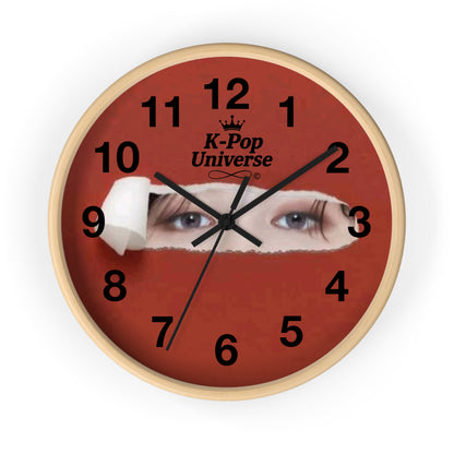 K-Pop Universe Wall Clock, Unique Home Decor, Music Lover Gift, Stylish Timepiece, K-Pop Fan Decor, Room Accent,Jimin /BTS