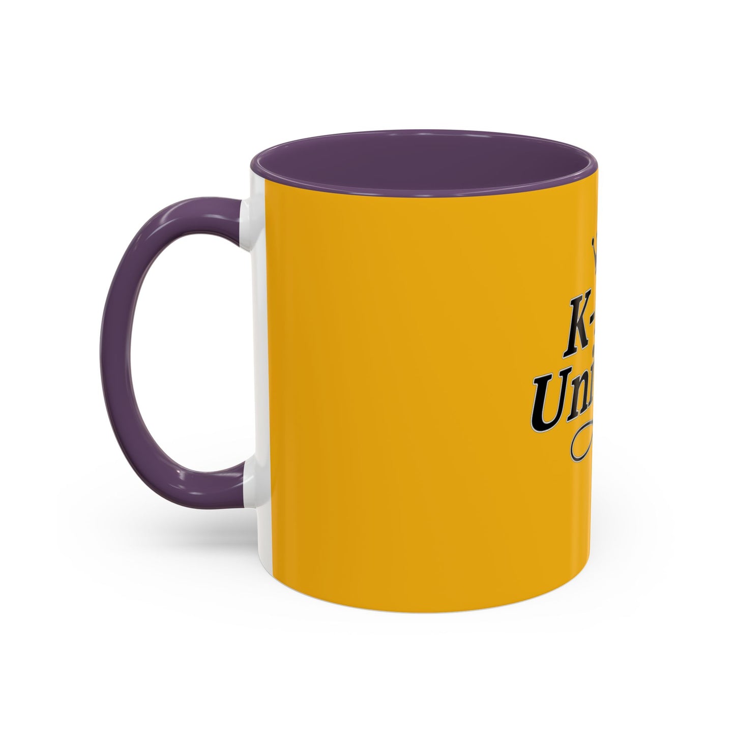 K-Pop Universe Accent Coffee Mug | Perfect for Fans, Gifts for Birthdays, Unique Collectors Item, Vibrant Yellow Mug, Black Handle Mug, K-pop universe