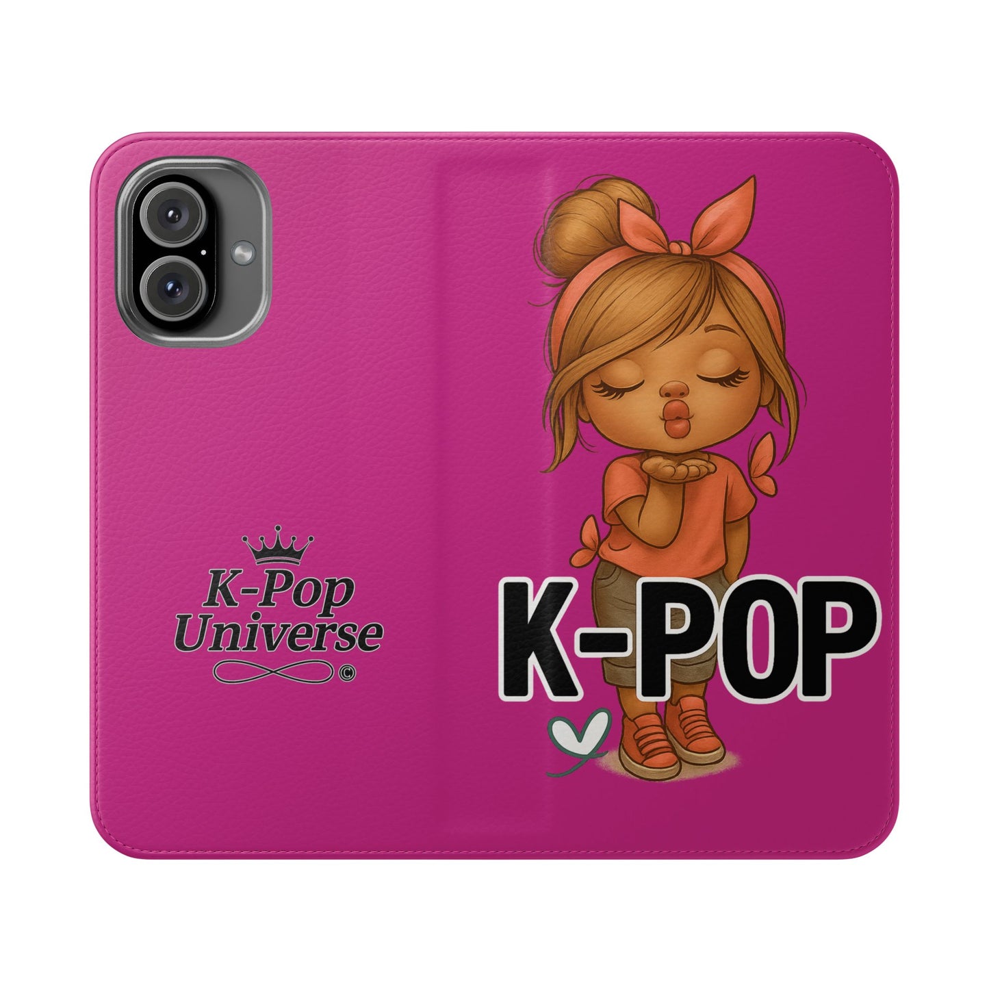 K-Pop Flip Case for Fans, Cute K-Pop Merchandise, Stylish Phone Cover, Ideal for Gifts, Birthday, Concerts, and Celebrations