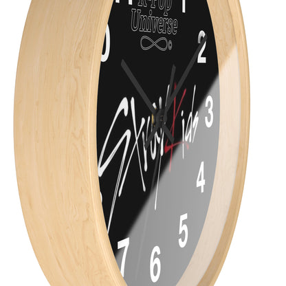 K-Pop Stray Kids Wall Clock, Unique Home Decor, Gift for Music Lovers, Cool Wall Art, Modern Timepiece, Fan Merchandise