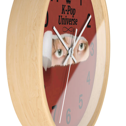 K-Pop Themed Wall Clock, Unique Home Decor, Gift for Fans, Music Room Essential, Stylish Timepiece