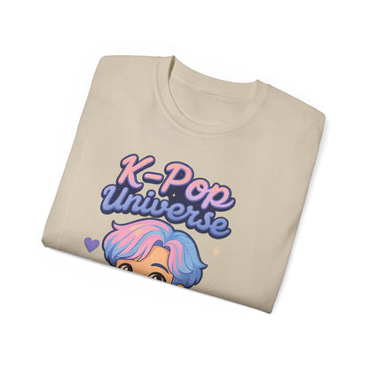 K-Pop Universe Tee, Unisex K-Pop T-Shirt, Cute K-Pop Merchandise, Trendy Graphic Tee, Gift for K-Pop Fans, Pop Culture Apparel