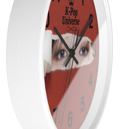 K-Pop Universe Wall Clock, Unique Home Decor, Music Lover Gift, Stylish Timepiece, K-Pop Fan Decor, Room Accent,Jimin /BTS