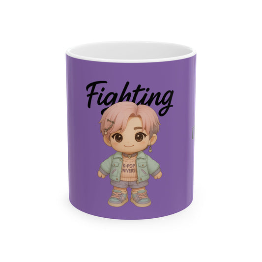 Cute K-Pop Themed Ceramic Mug – Perfect for Fans, Collectors, Gifts, Coffee Lovers, and Home Decor!