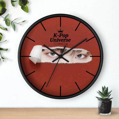 Wall Clock,K-Pop Universe Wall Clock, K-Pop Decor, Unique Gift, Home Decoration, Music Lover Accessory, Trendy Wall Art/Suga/bts