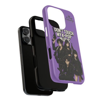 K-Pop Phone Case, Don't Touch My K-Pop Music Cover, Gift for Fans, Cute K-Pop Merchandise, Trending Phone Accessories