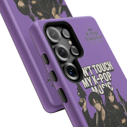 K-Pop Phone Case, Don't Touch My K-Pop Music Cover, Gift for Fans, Cute K-Pop Merchandise, Trending Phone Accessories