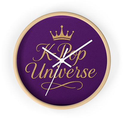 K-Pop Universe Wall Clock | Perfect Gift for Fans, Home Decor, Music Lovers, Stylish Timepiece, Unique Birthday Present