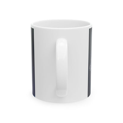 Happy Arms Neon Mug - Cute Ceramic Coffee Cup, Gift for Friends, Valentine's Day, Home Decor, Birthday Present, BTS,BTS army, k-pop universe