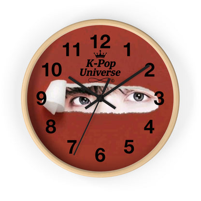 K-Pop Inspired Wall Clock for Fandom Decor, Unique Gift for Fans, Home Office Decor, K-Pop Universe Timepiece, Aesthetic Wall Art/J-Hope/BTS