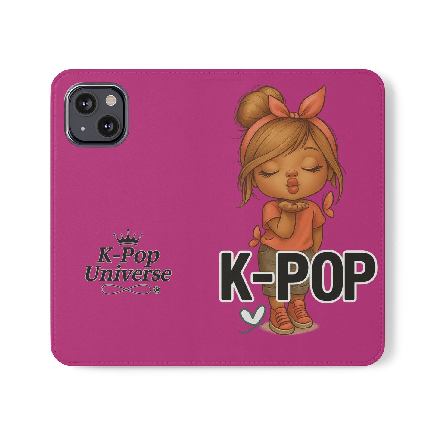 K-Pop Flip Case for Fans, Cute K-Pop Merchandise, Stylish Phone Cover, Ideal for Gifts, Birthday, Concerts, and Celebrations