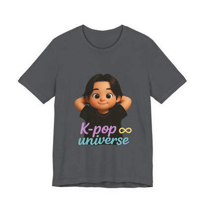 K-Pop Universe Graphic Tee, Trendy T-Shirt for Fans, Unisex Short Sleeve Shirt, Concert Apparel, Gift for Music Lovers