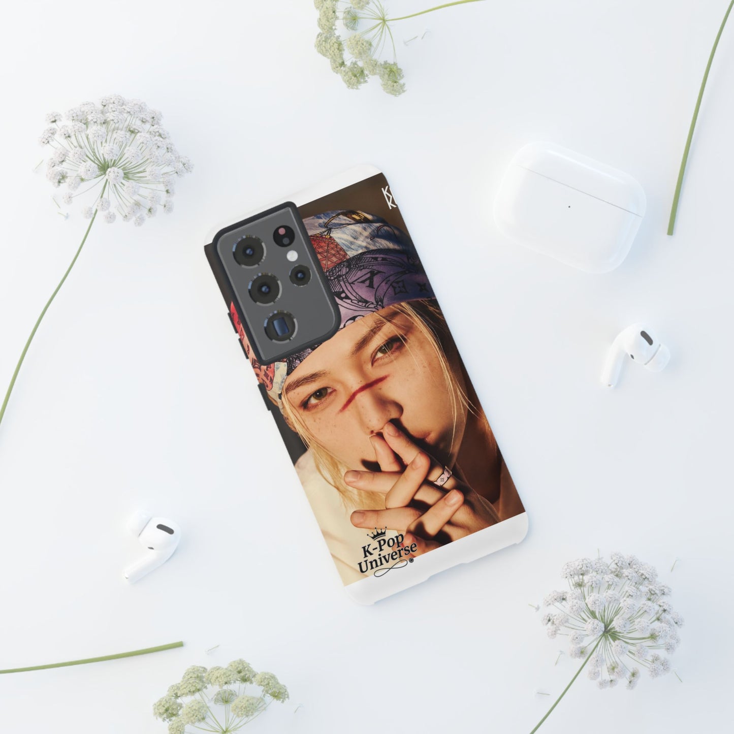 K-Pop Tough Phone Case, Stylish K-Pop Accessory, Trendy Gift for Fans, Birthday Present, Unique Phone Case Design