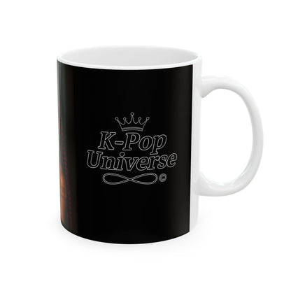K-Pop Universe Mug, Trendy Ceramic Beverage Cup, Gift for Fans, Coffee Tea Lover, Music Merchandise