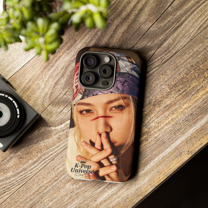 K-Pop Tough Phone Case, Stylish K-Pop Accessory, Trendy Gift for Fans, Birthday Present, Unique Phone Case Design