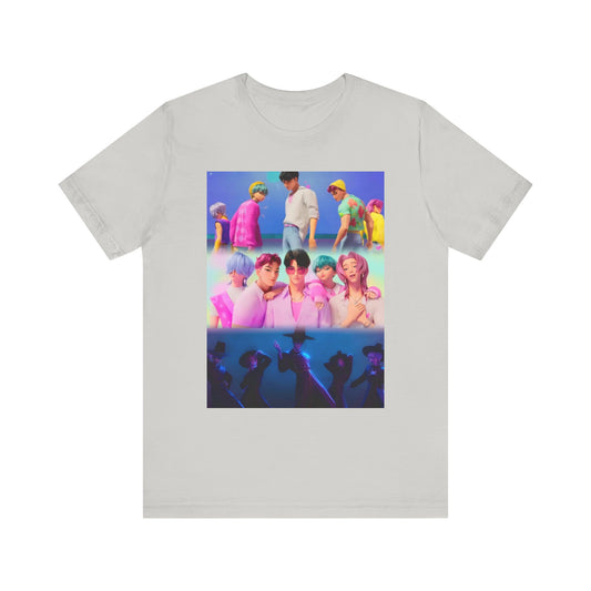 ‼️Limited edition‼️ K-Pop Inspired Unisex Jersey Tee, Perfect for Concerts, Casual Wear, Fan Apparel, Gifts for Music Lovers, Streetwear, K-pop demon hunters,Saja boys