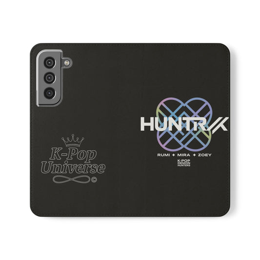 LIMITED EDITION❗K-Pop Universe Flip Cases - Stylish Phone Wallet, Perfect for Fans, Gift for Music Lovers, Trendy Accessory, Smartphones, Huntrax, K-POP demon hunters, k-pop universe