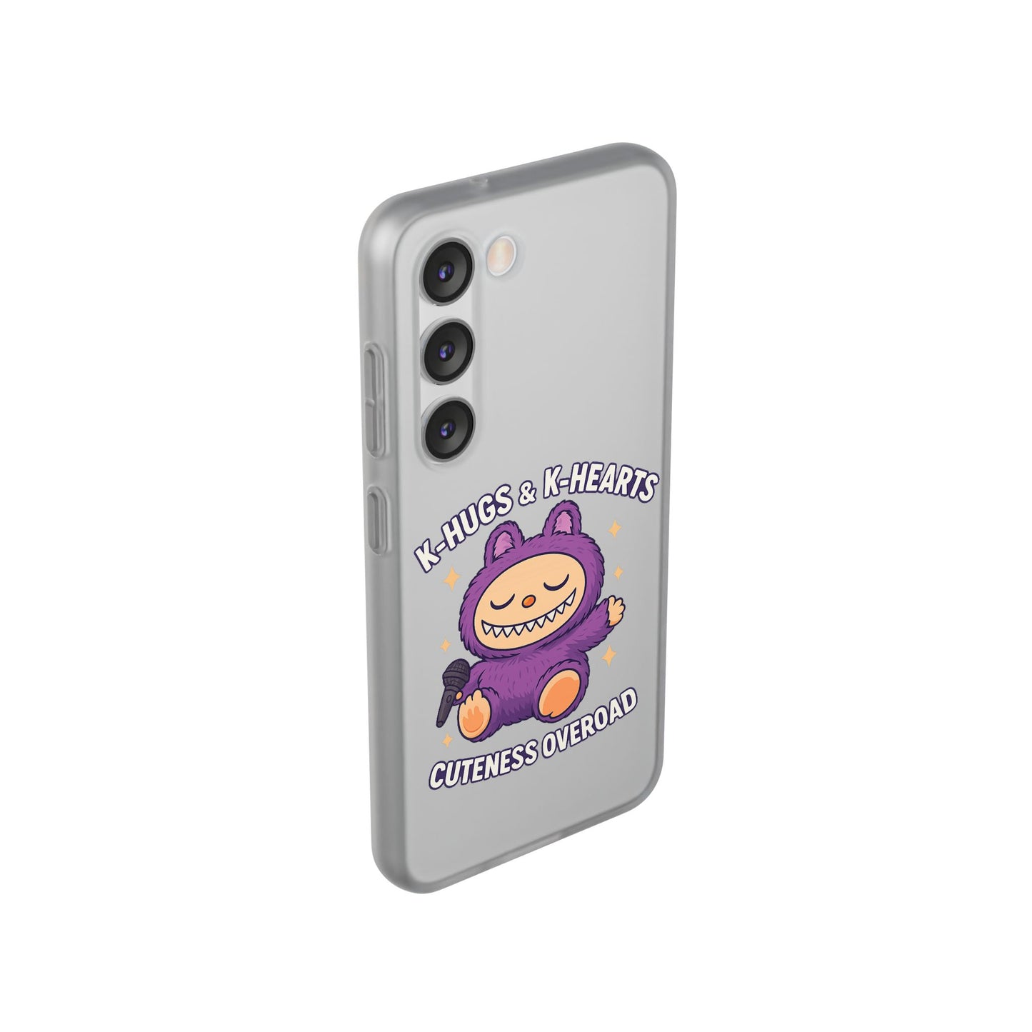 Cute K-Hugs & K-Hearts Flexi Case, Adorable Phone Case, Gift for Kids, Fun Gift, Cute Accessories, Kawaii Style Case